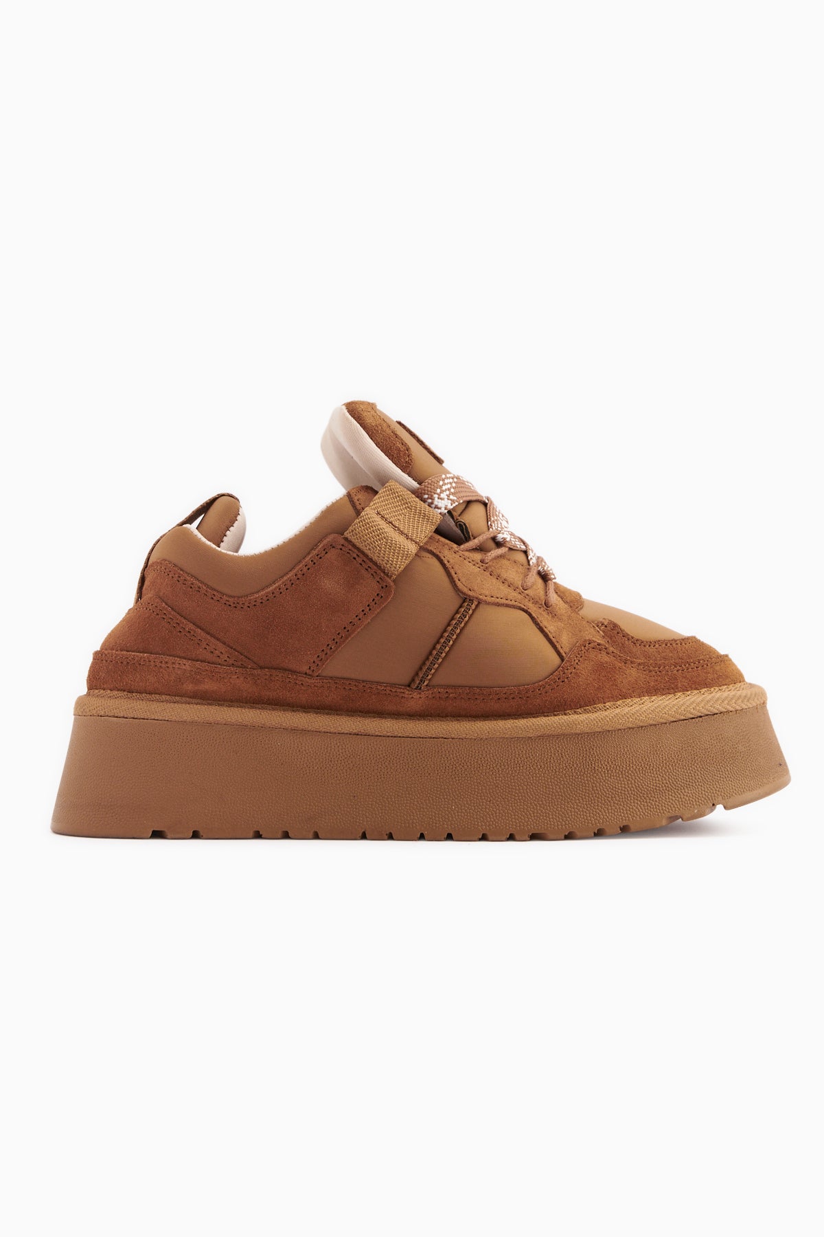 Rita Tan Suede Thick Sole Casual Women’s Sneakers