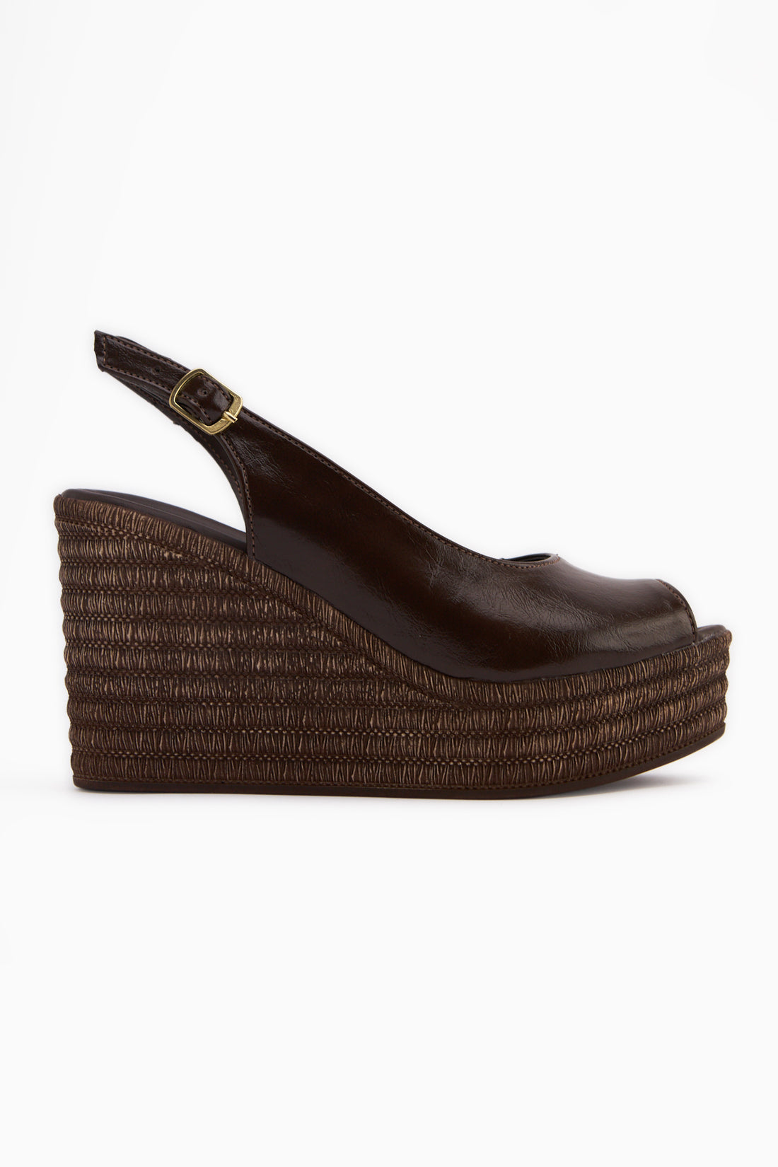 Caty Brown Wedge Women’s Sandal