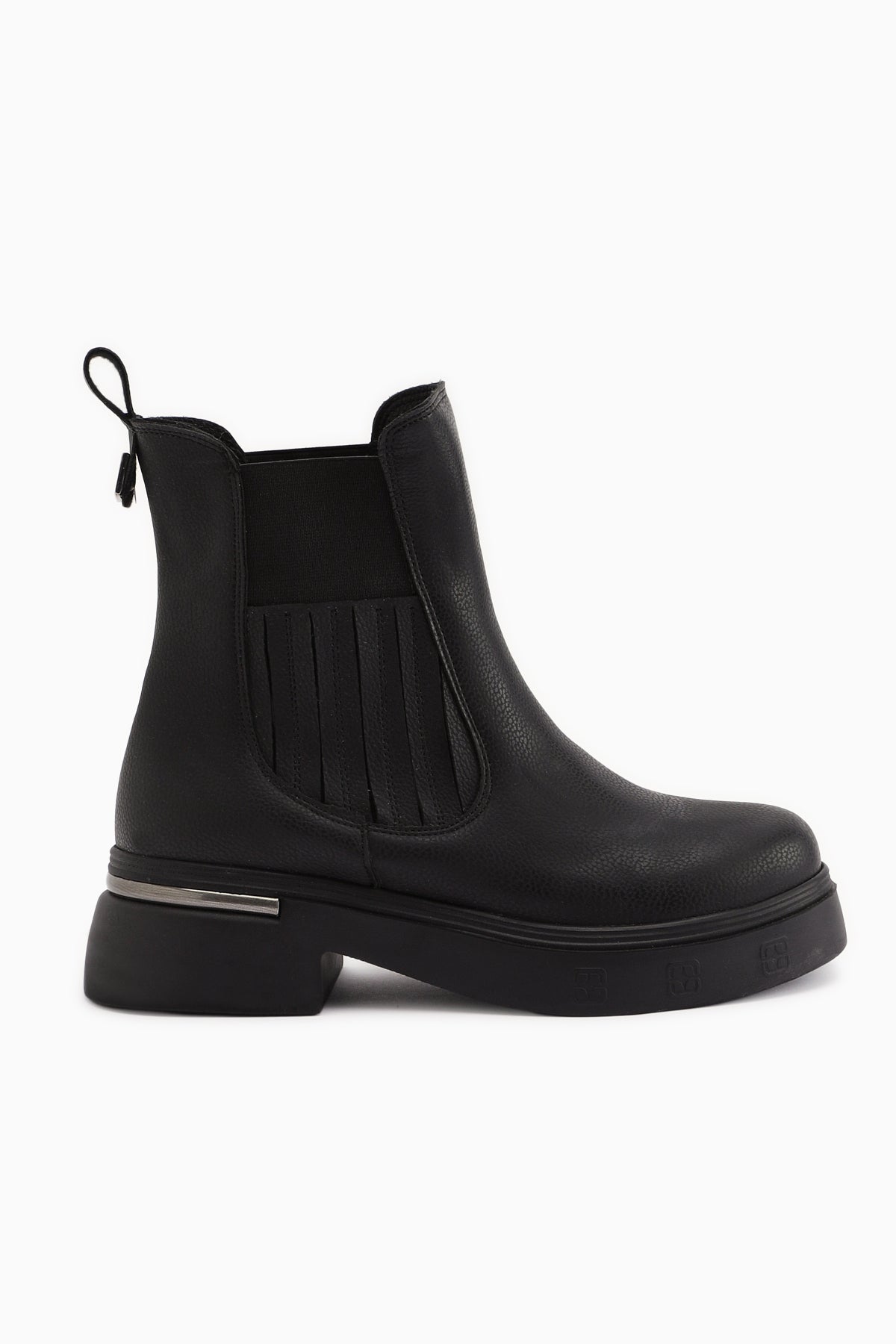 Pava Black Heeled Detail Women’s Boots