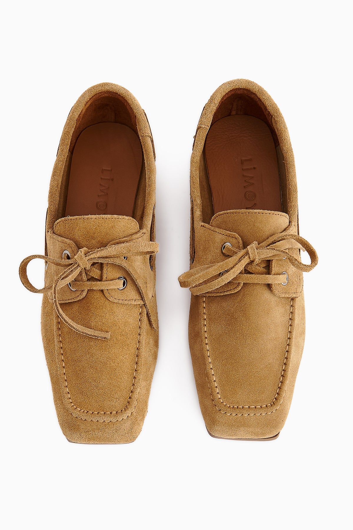 Arian Genuine Leather – Honey Suede Lace-Up Casual Loafer (Women)