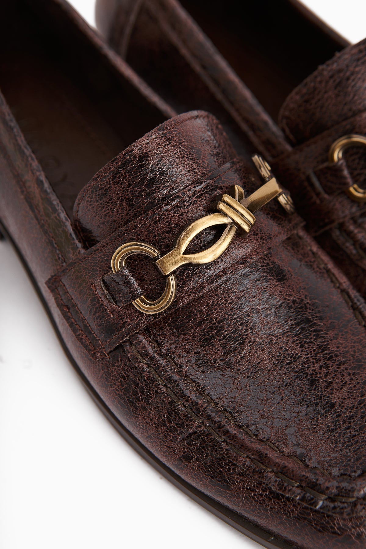 Kali – Brown Chain-Detail Loafer (Women)