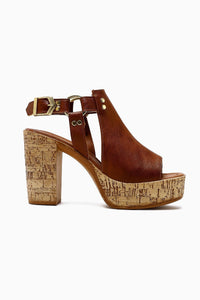 Hadel Taba Belted Platform High Heel Women's Sandal