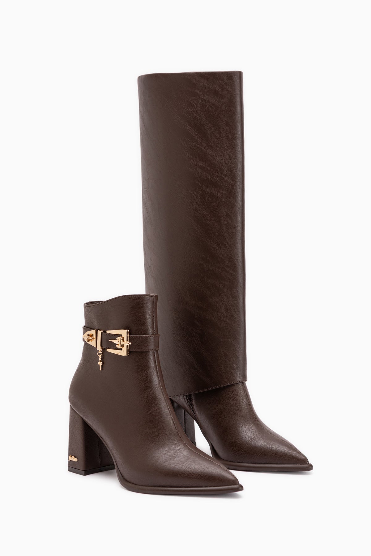Lorie Brown Removable Cuff Women’s Boots