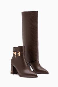 Lorie Brown Removable Cuff Women’s Boots
