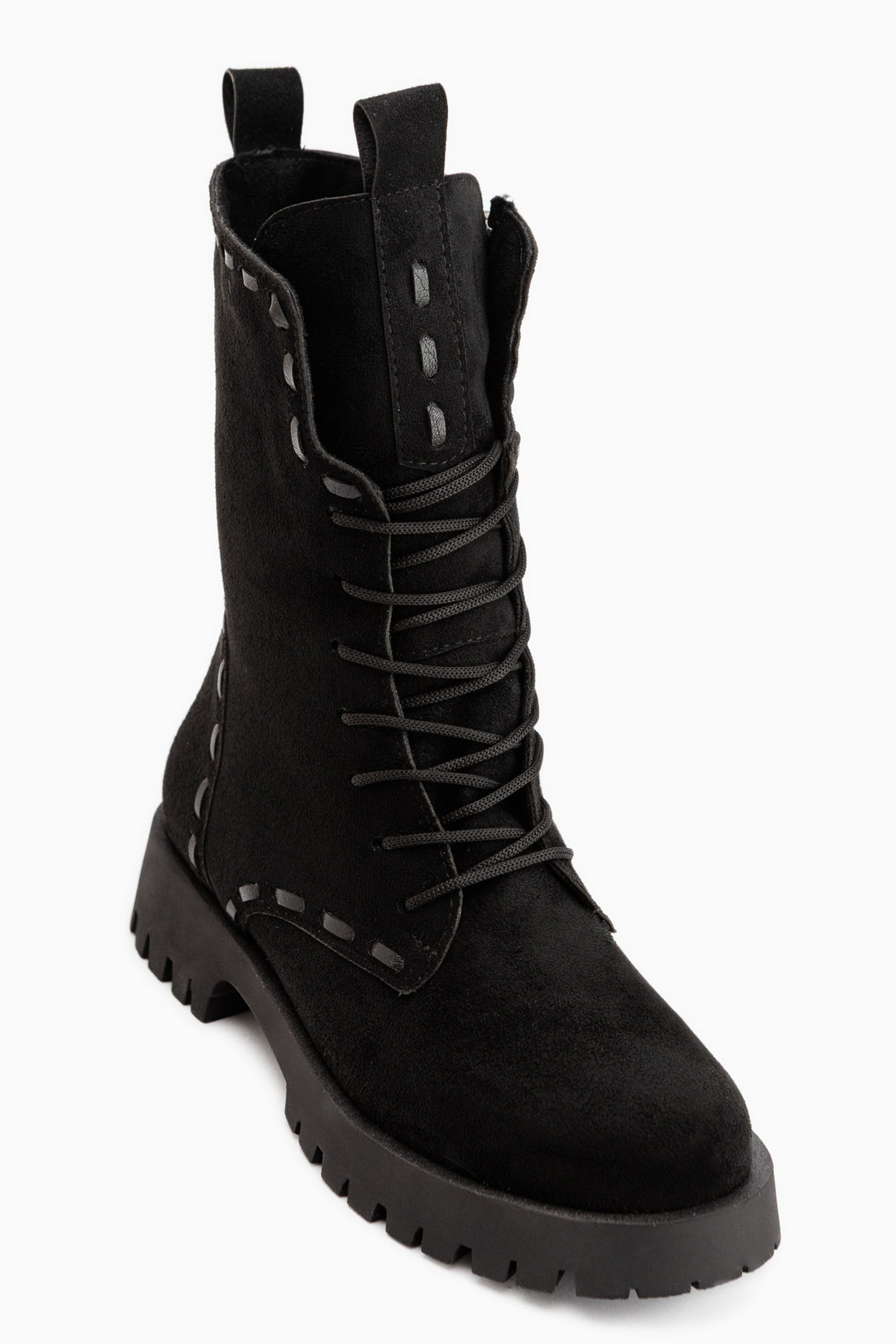 Pauline Black Suede Women’s Boots