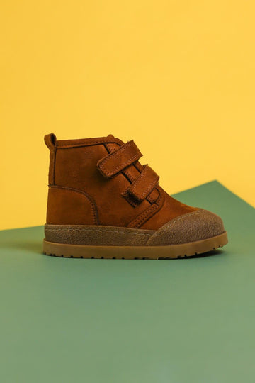 Jolan Taba Suede Velcro Kids' Boots