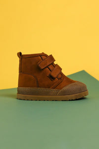 Jolan Taba Suede Velcro Kids' Boots
