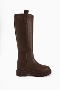 Dayna Brown Thick Sole Pull-On Boots