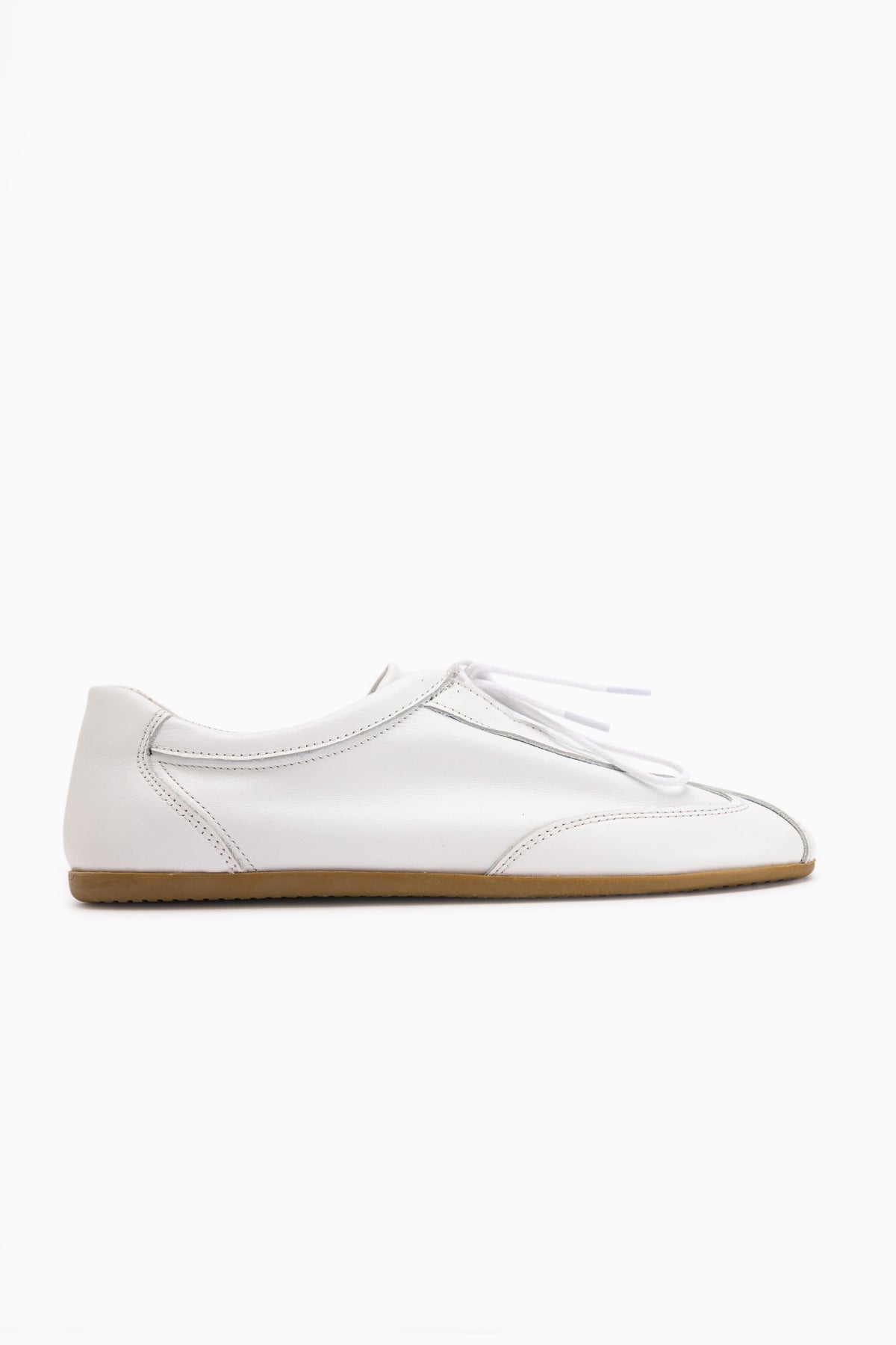 Berry Genuine Leather White Lace-Up Casual Women’s Shoes