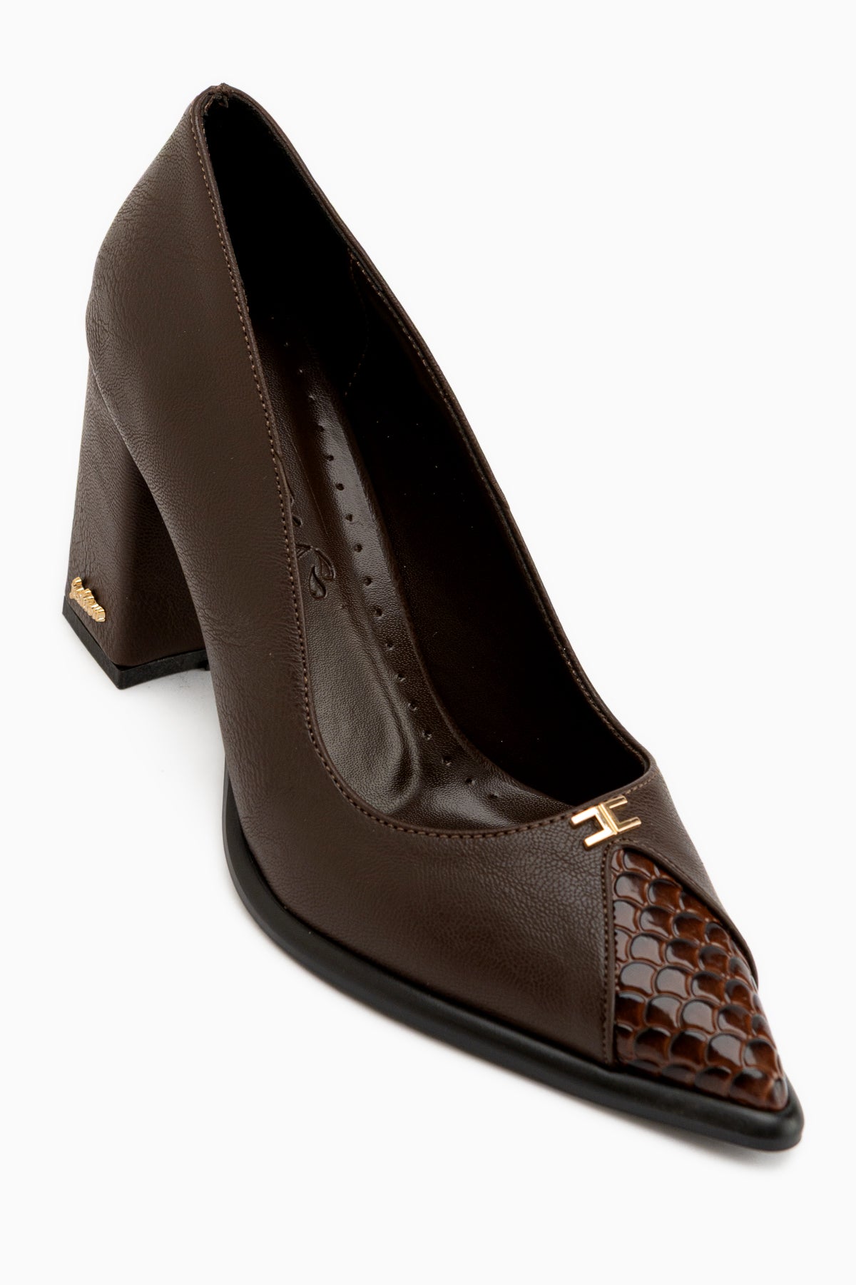 Lesa Brown Pointed Toe Women’s Heeled Shoes