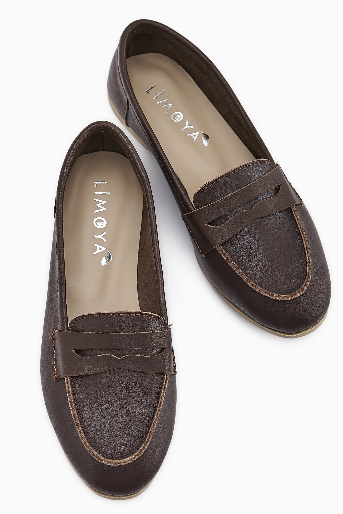 Solina Genuine Leather Coffee Moccasin Comfortable Daily Loafer