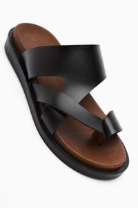 Candra Black Thong Women’s Slippers