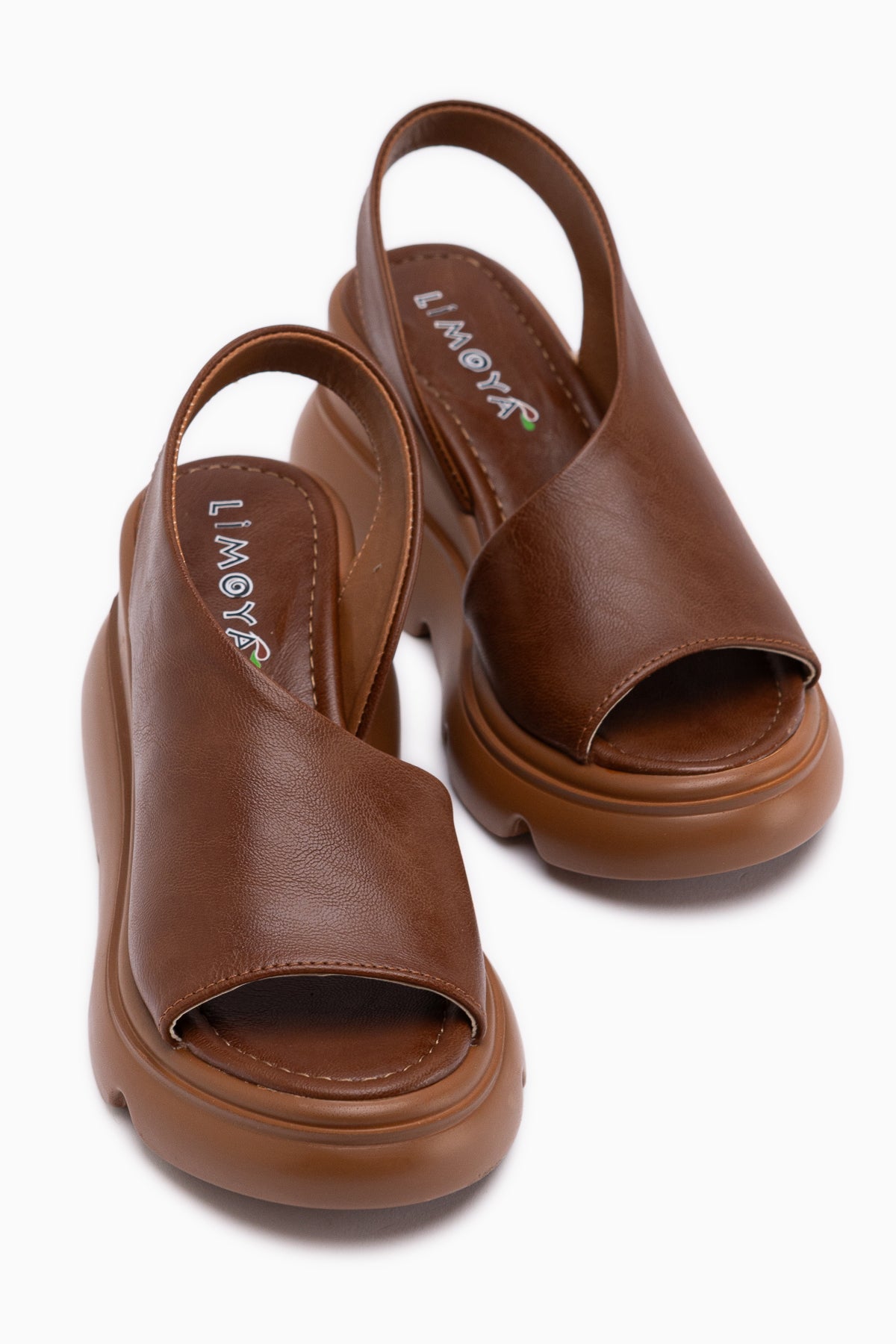 Lima Tan Thick Sole Open Toe Women’s Sandal