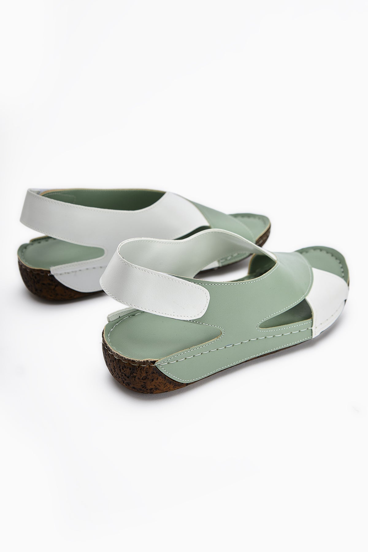 Margit – Mint Cross-Strap Sandal (Women)