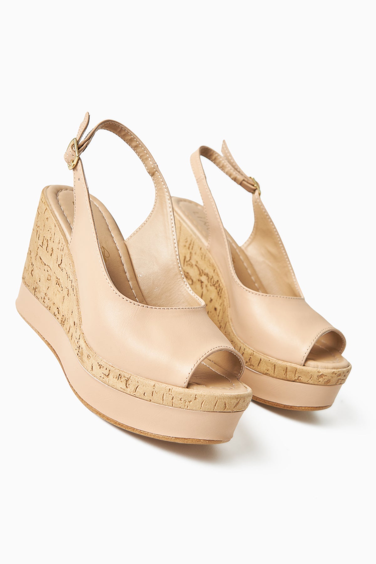 Jenny Nude Platform Heels for Women