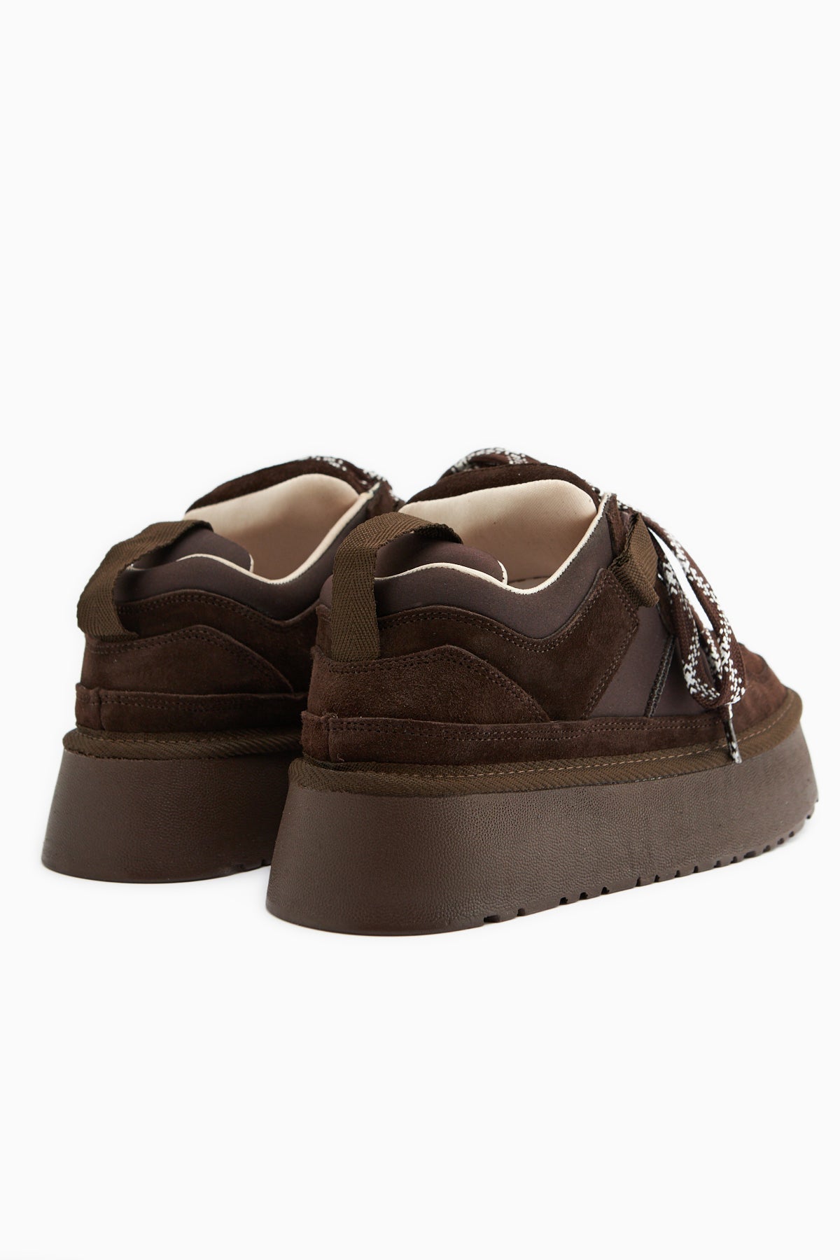 Rita – Brown Suede Thick-Sole Sneaker (Women)