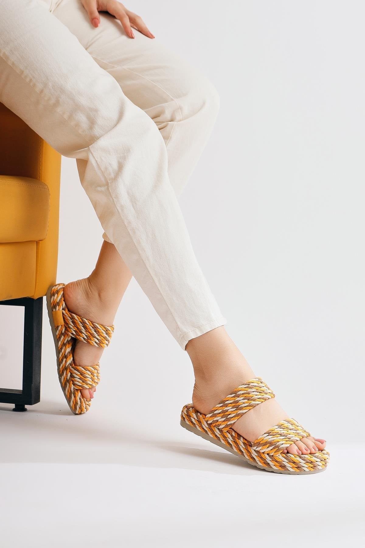 Nemie – Mustard Rope Sandal