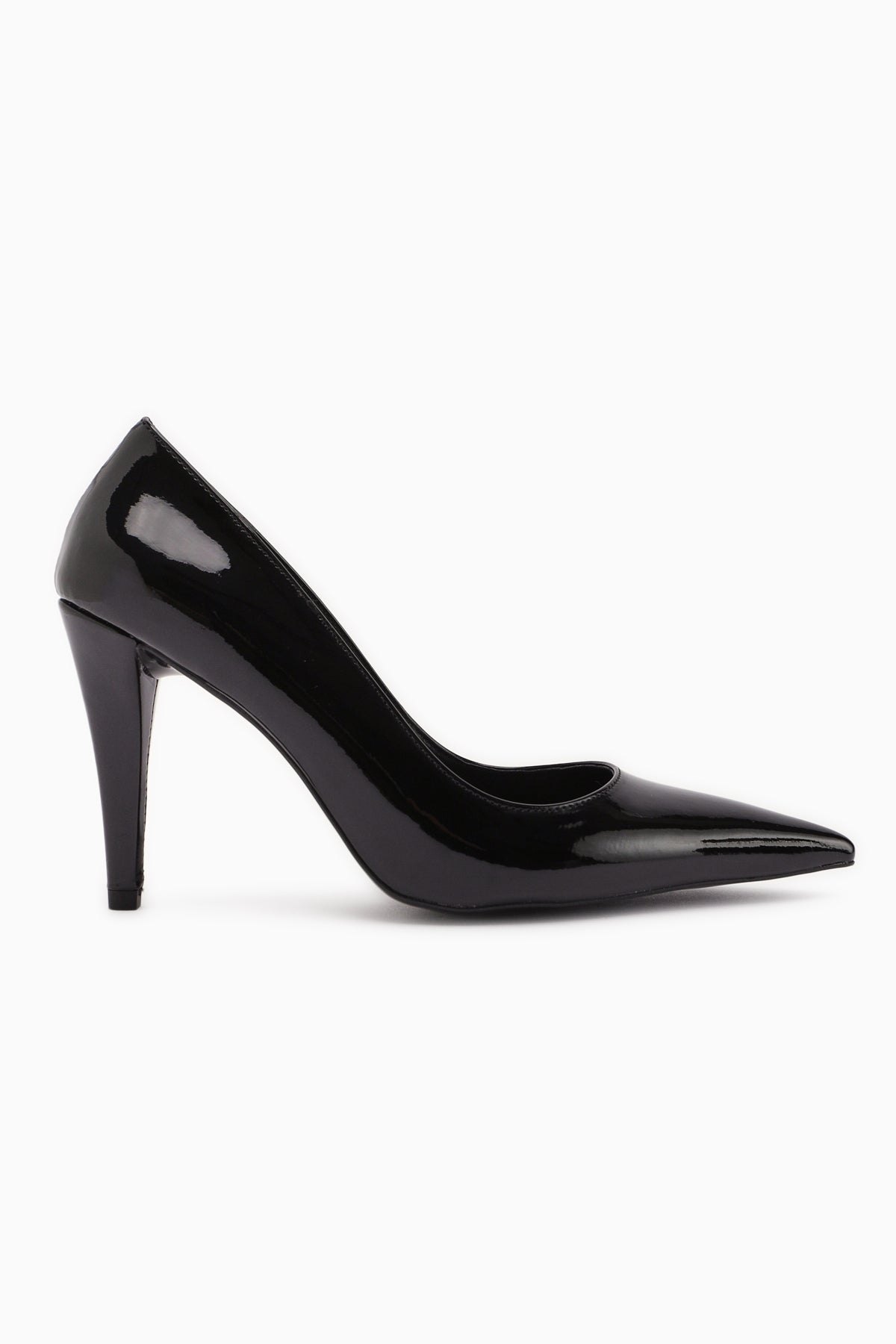 Nancy Women's Black Patent Leather Stiletto Heels