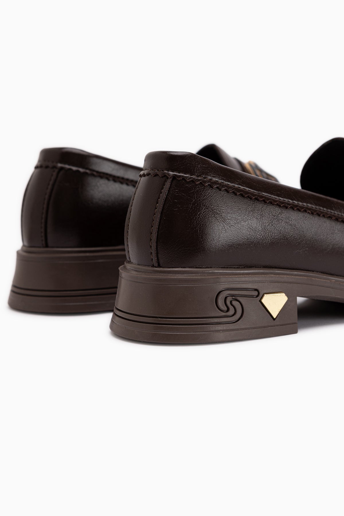 Clarie Brown Buckled Women’s Loafer Daily Shoes