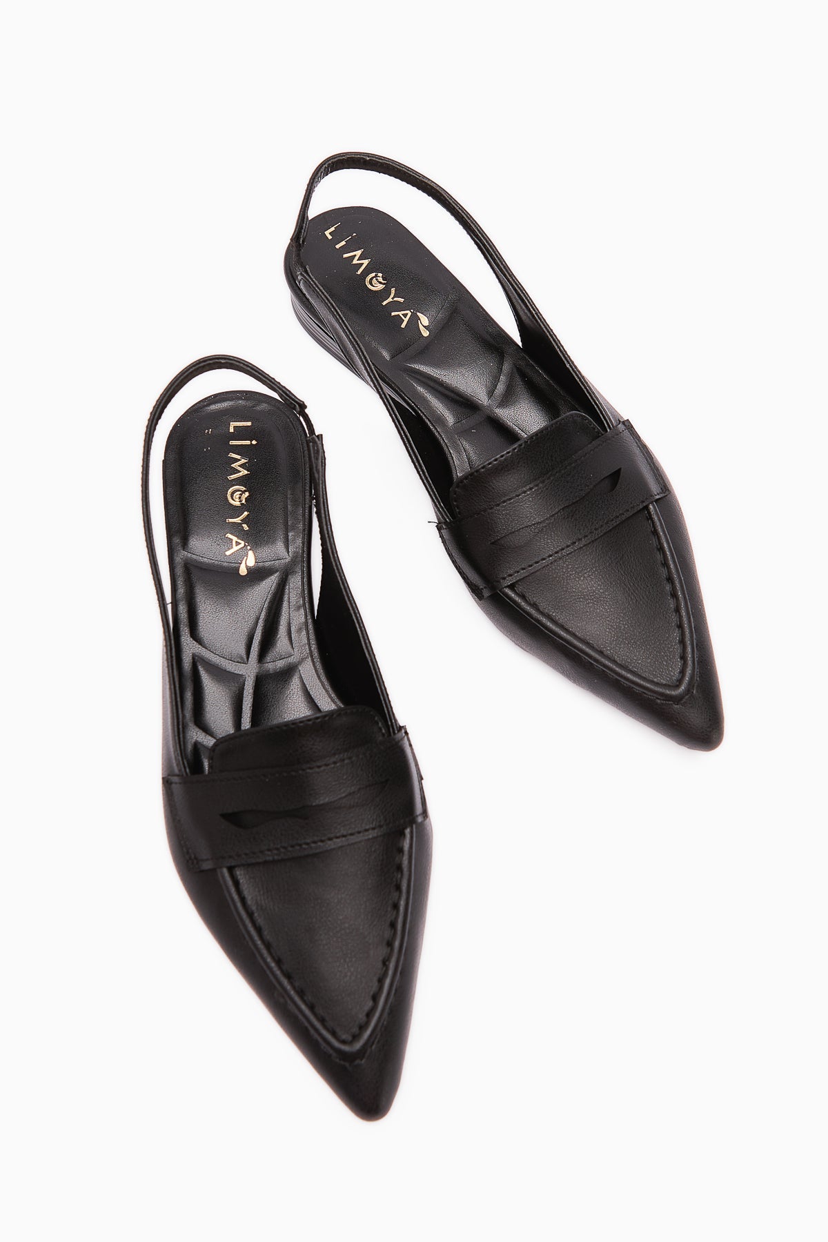 Busra Black Pointed Toe Women's Sandal