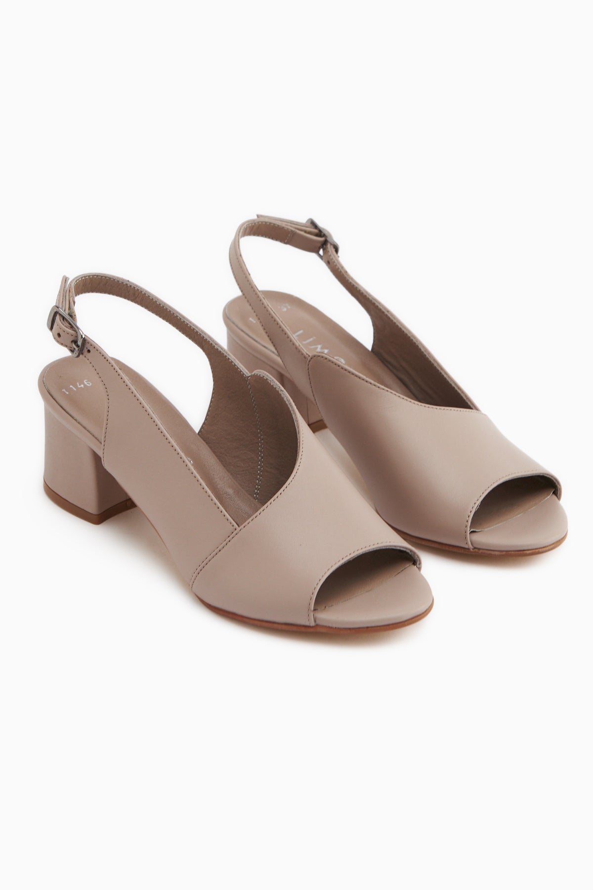 Jannica Genuine Leather Mink Heeled Women’s Shoes