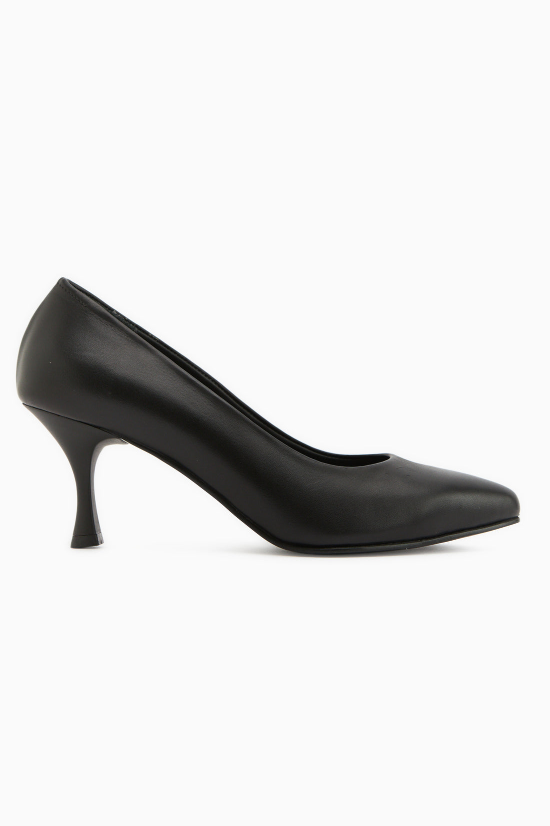 Kiara Genuine Leather Black Women’s Heeled Shoes Stiletto