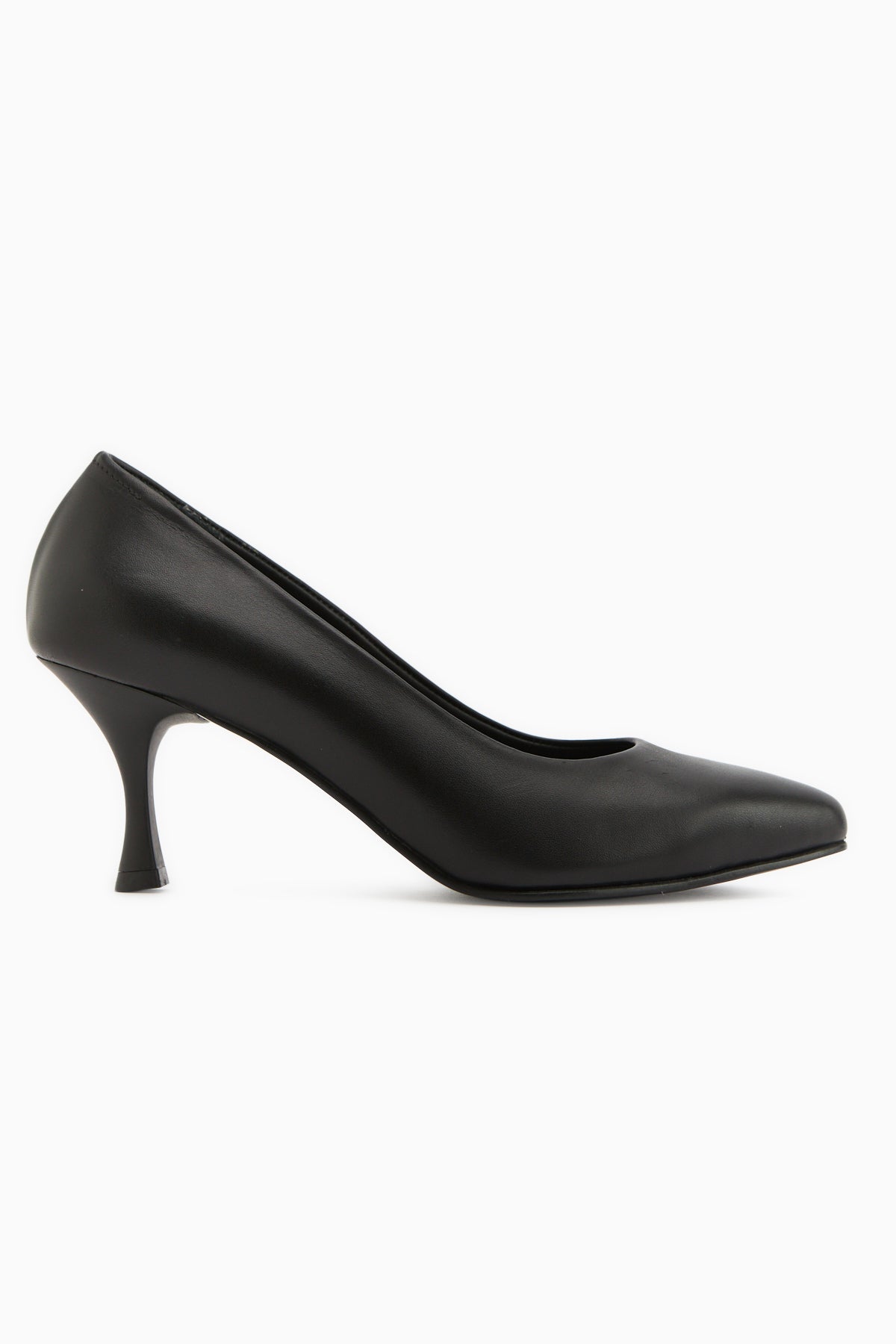 Kiara Genuine Leather Black Women’s Heeled Shoes Stiletto