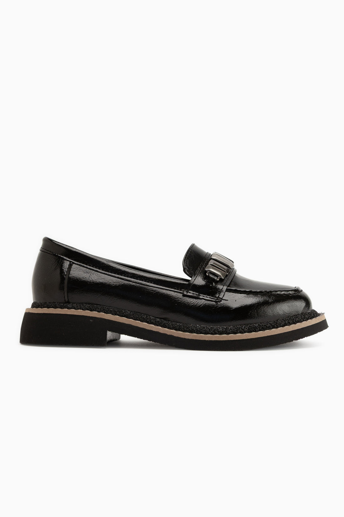 Maribel Black Accessory Detailed Women’s Loafer Casual Shoes