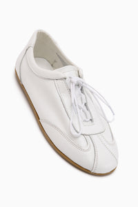 Berry Genuine Leather White Lace-Up Casual Women’s Shoes