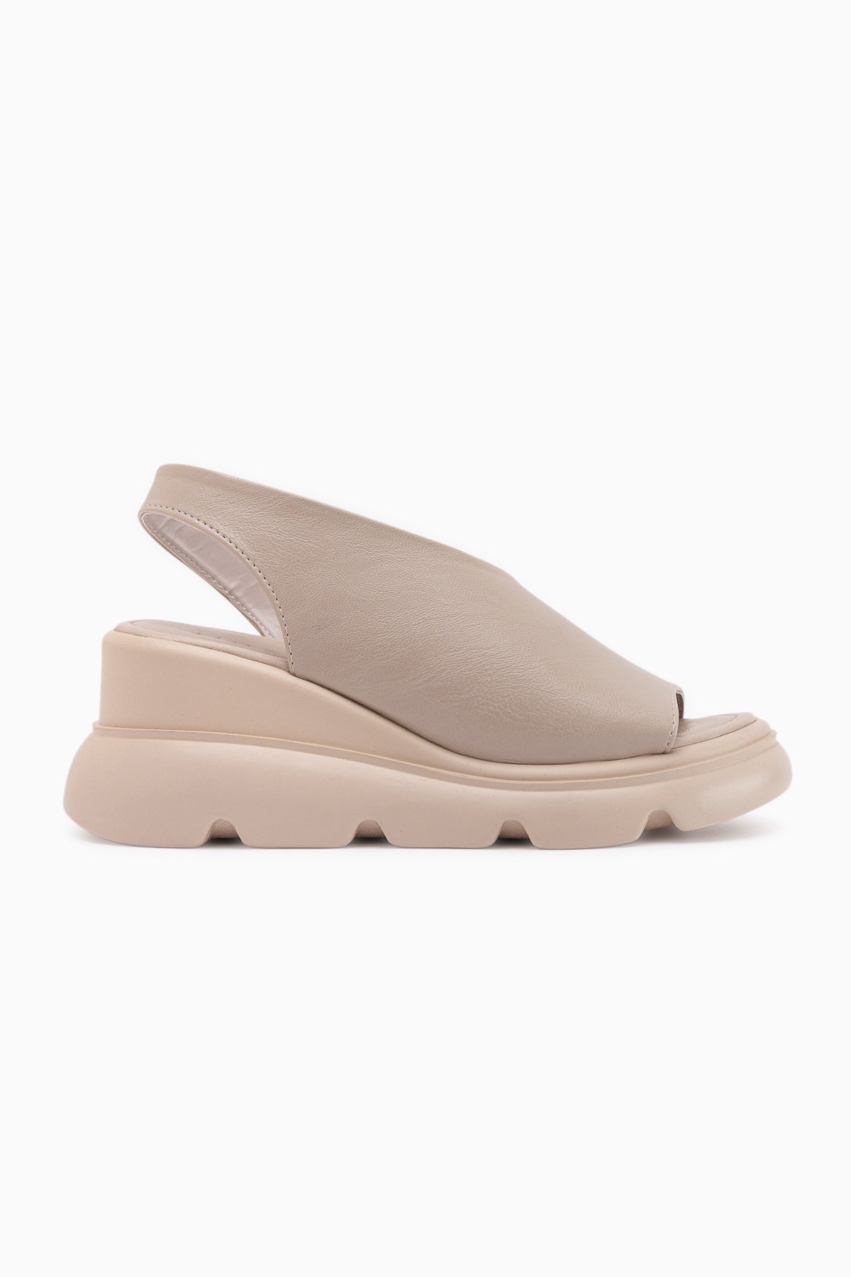 Lima Beige Thick Sole Open Toe Women’s Sandal