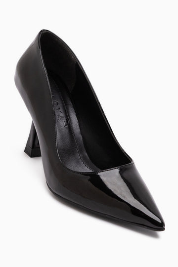Celestine Black Patent Pointed Toe Women’s Stiletto