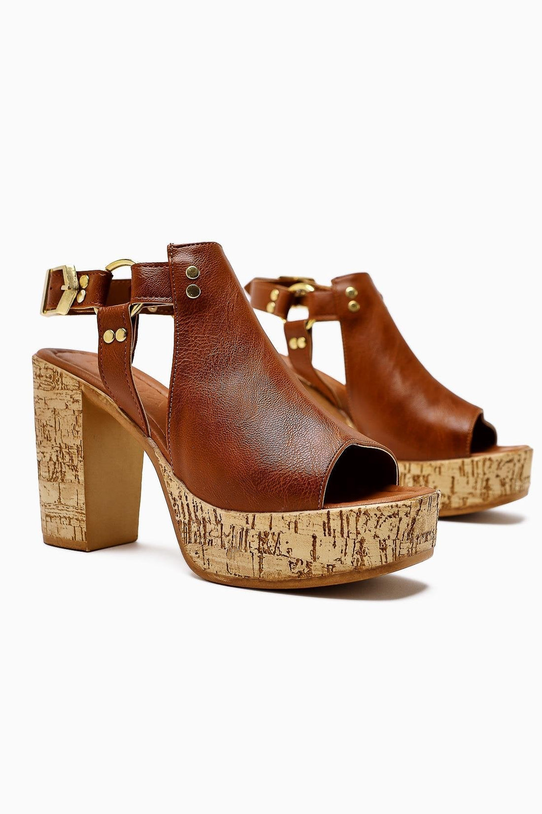 Hadel Taba Belted Platform High Heel Women's Sandal