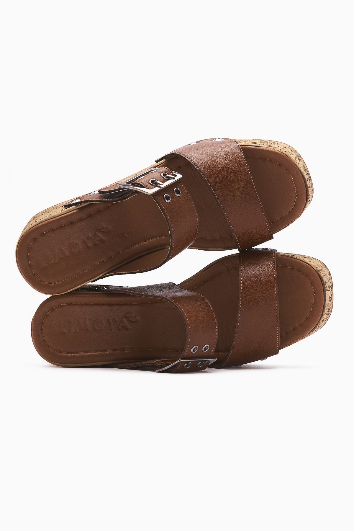 Genet Taba Screw Detail Buckled Women's Slippers