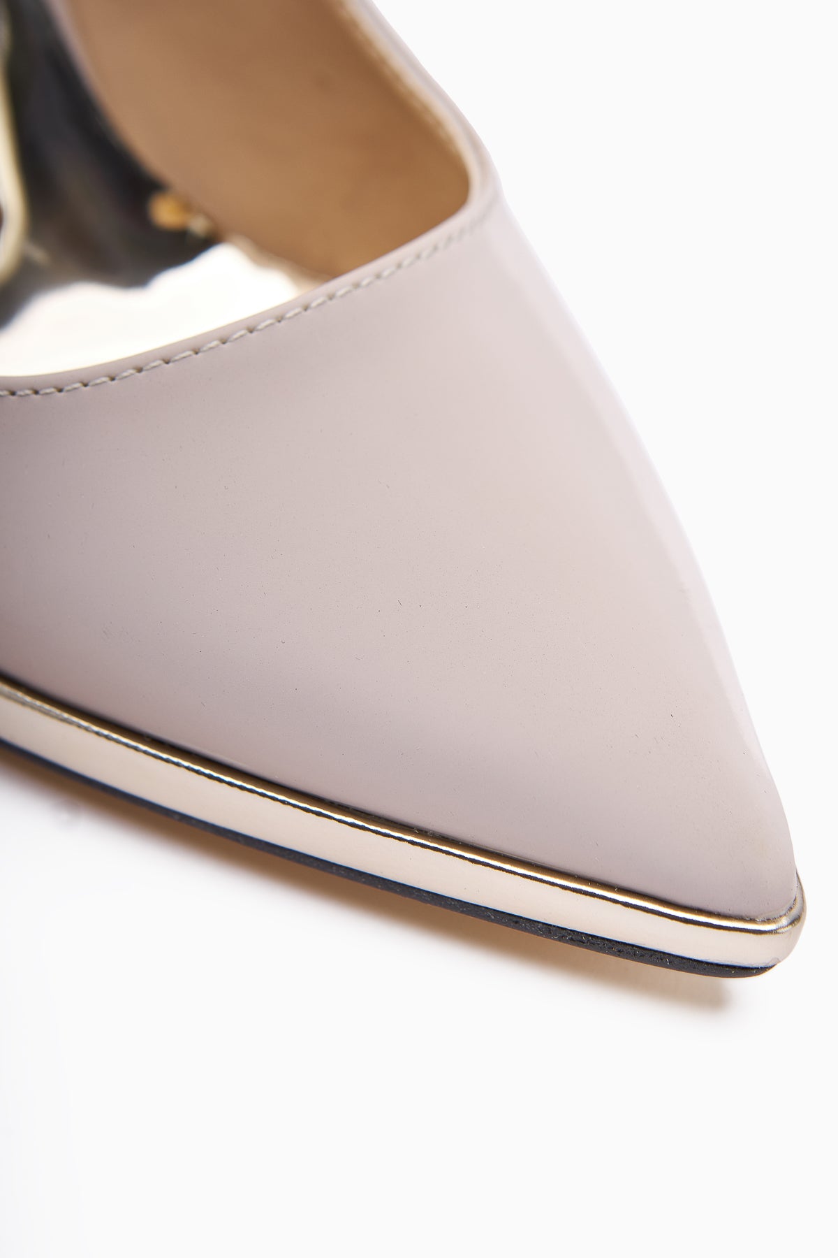 Maren Beige Buckled Slim Heeled Women’s Shoes