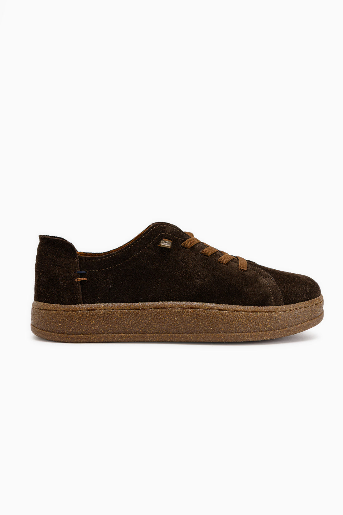 Judi Genuine Leather Brown Suede Comfortable Sole Women’s Sneakers