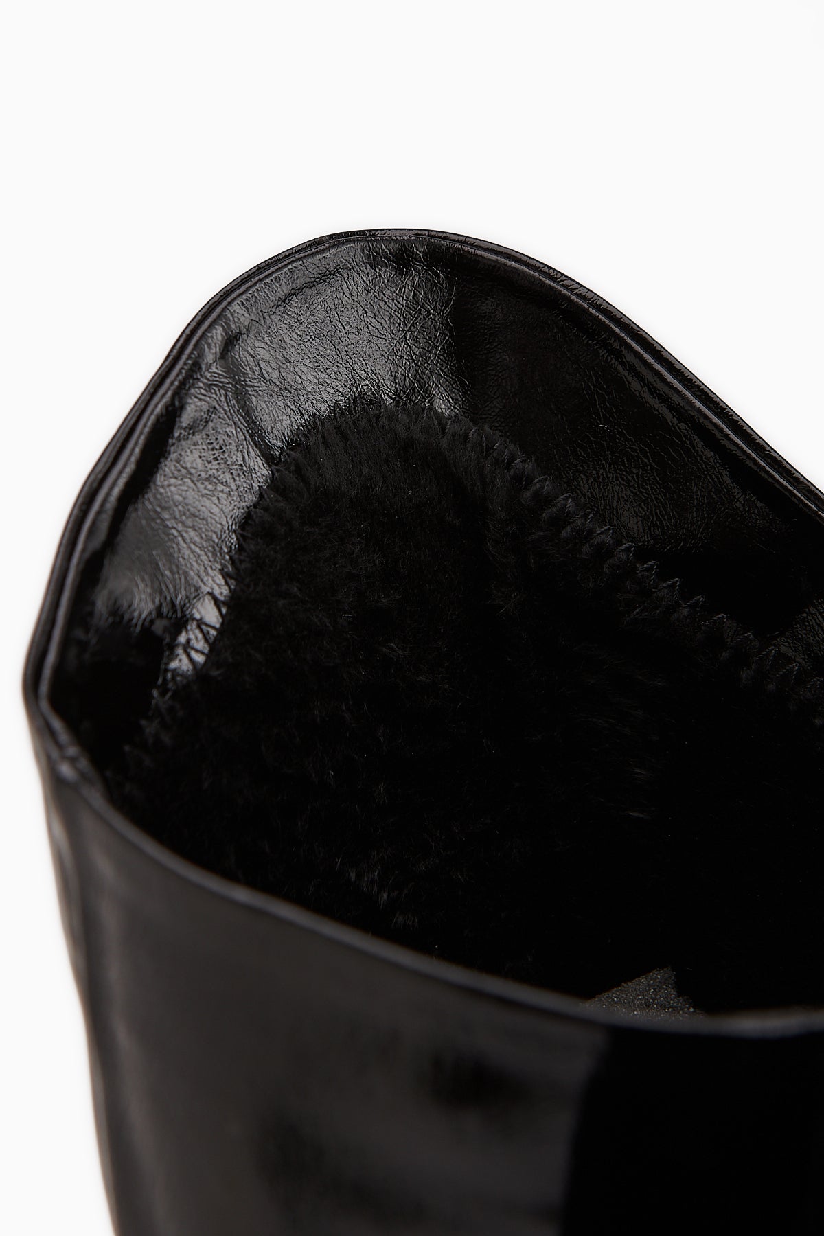 Kamilla – Black Buckle-Detail Knee-High Boot (Women)