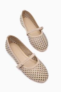 Nicole Suede Daily Women's Shoe with Oval Toe, Perforated Design, and Stone Detailing