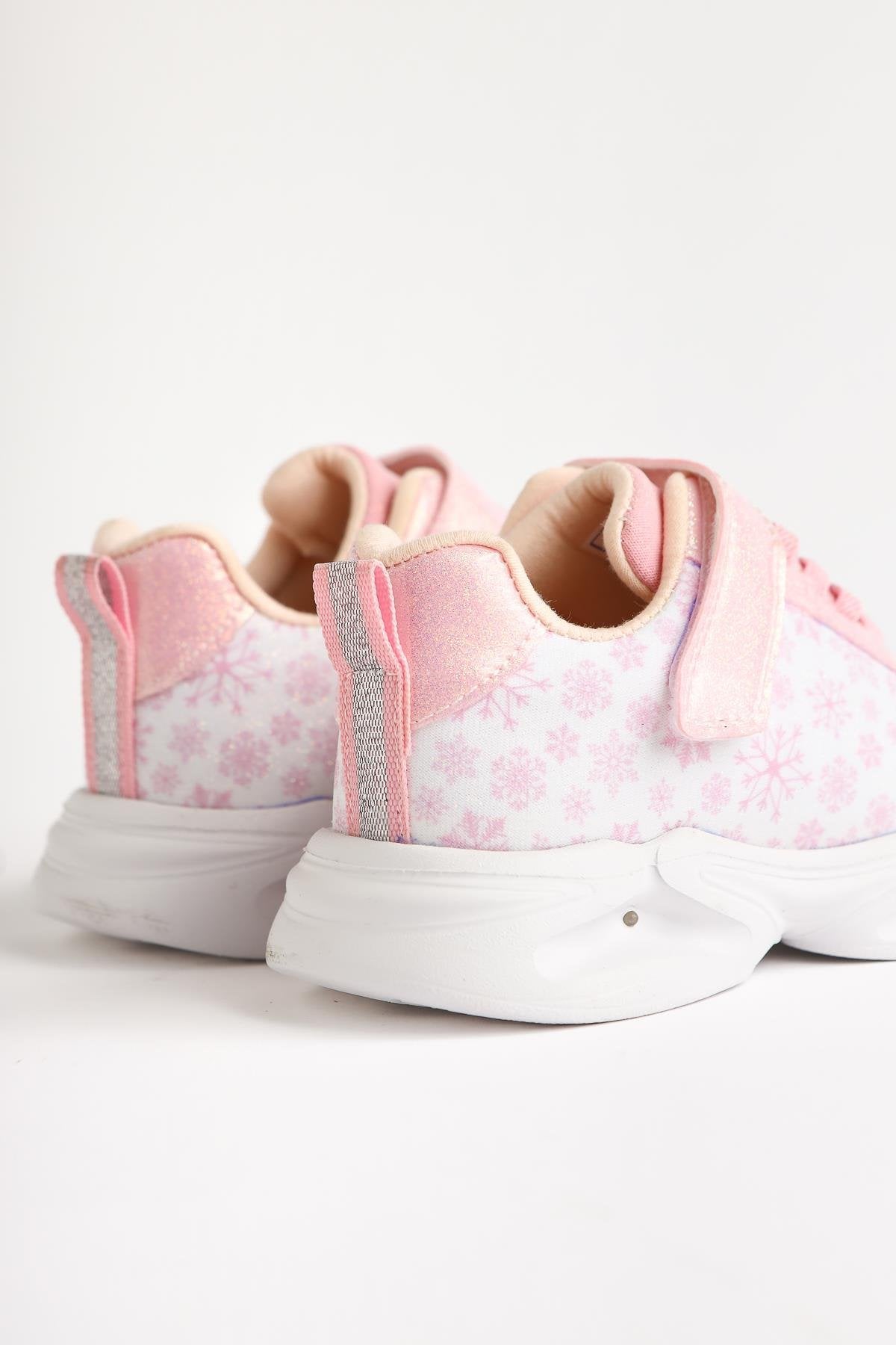 Janne Powder Snow Themed Light-Up Kids' Sneakers