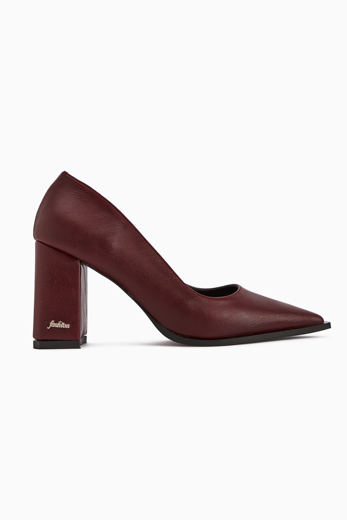 Lucy – Burgundy Block-Heel Stiletto (Women)