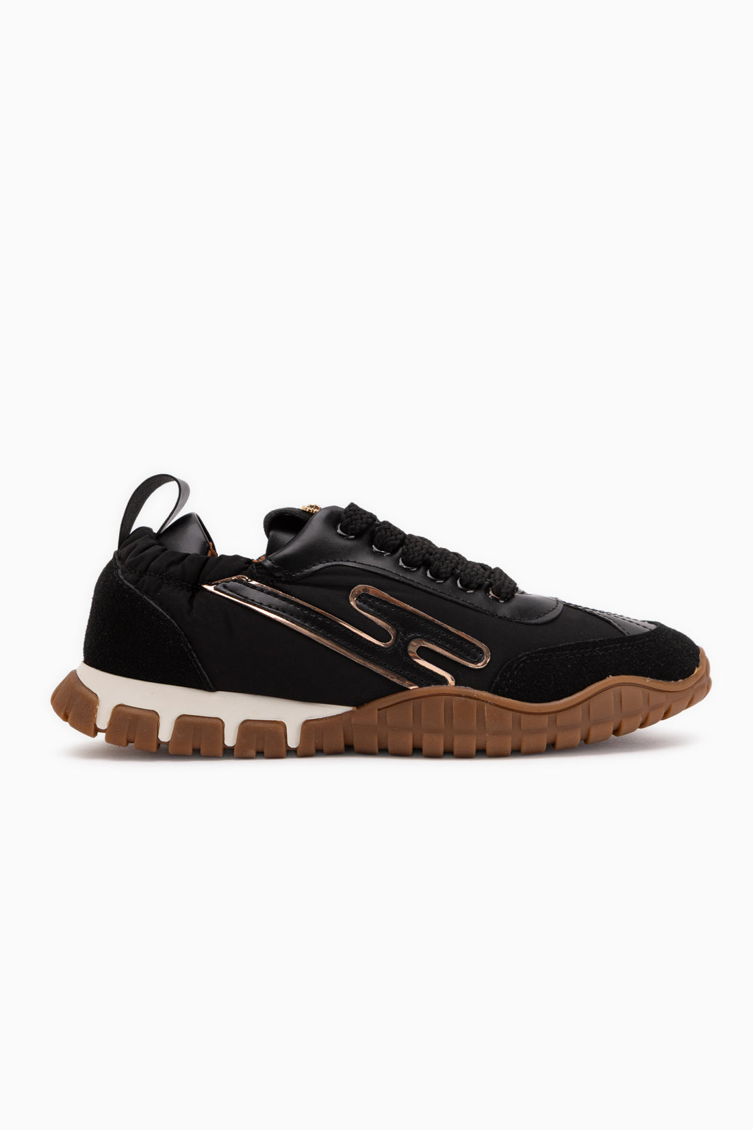 Jessica Black Suede Detailed Laced Women’s Sneakers