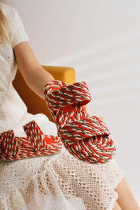Nemie Red Rope Sandals