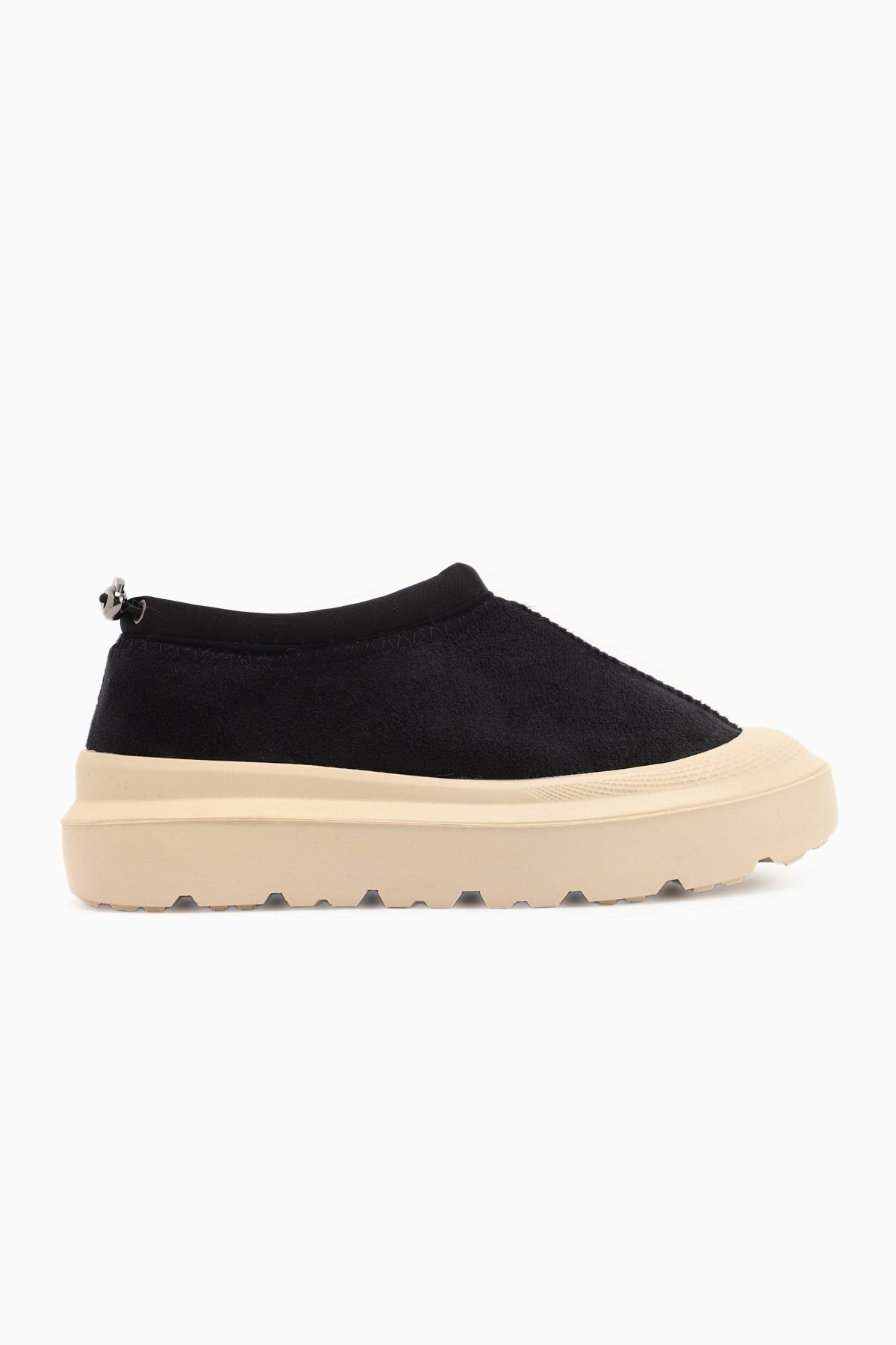 Katelyn Black Suede Covered Toe Fur Lined Women’s Shoes