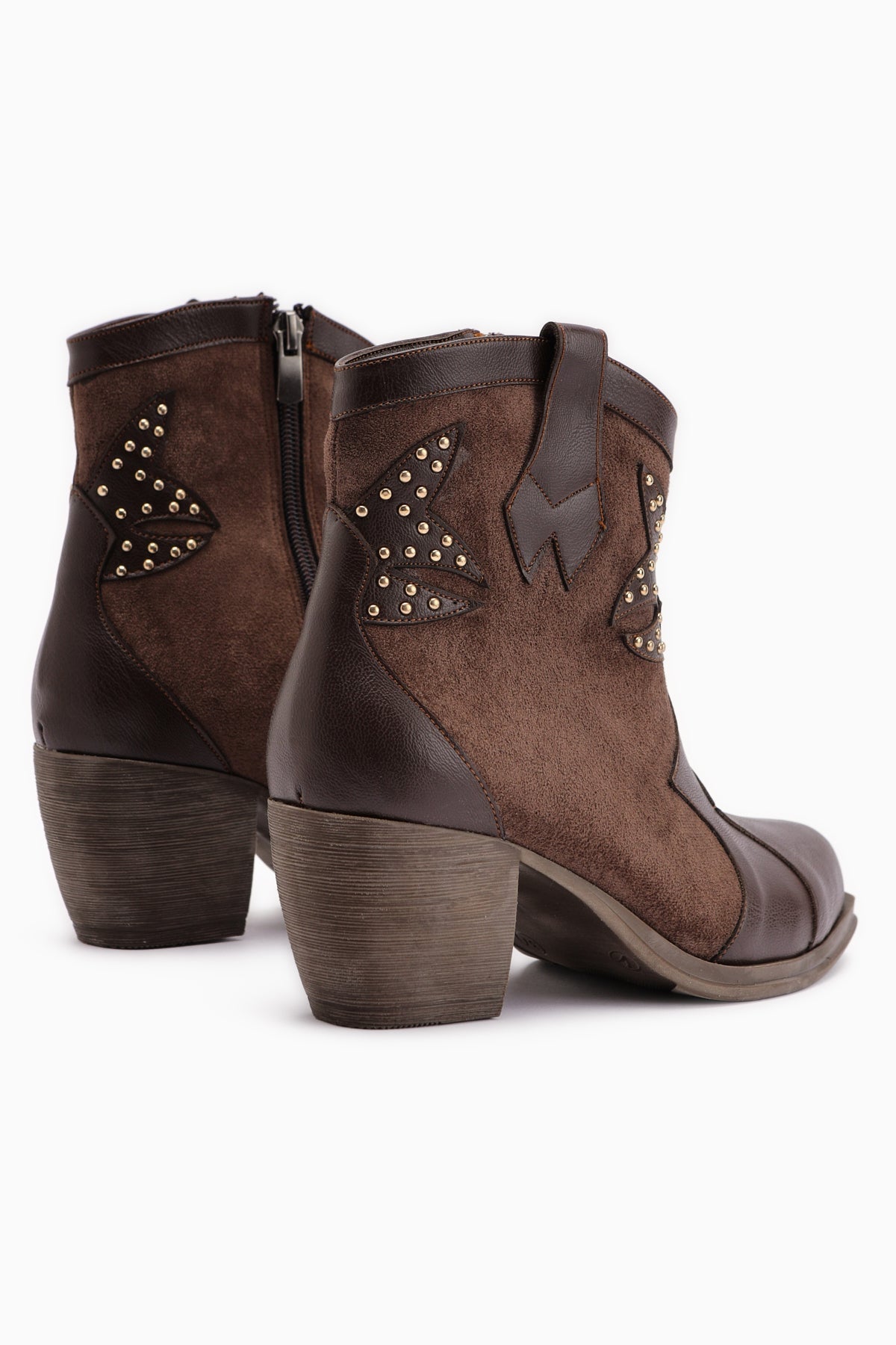 Lowis Brown Strap Women's Cowboy Western Boot