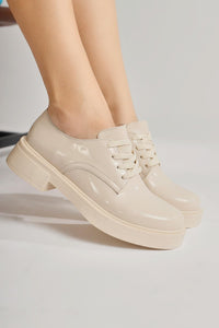 Satya – Nude Patent Lace-Up Shoe (Women)