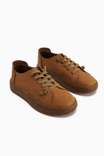 Judi – Genuine Leather Cognac Sneakers (Women)