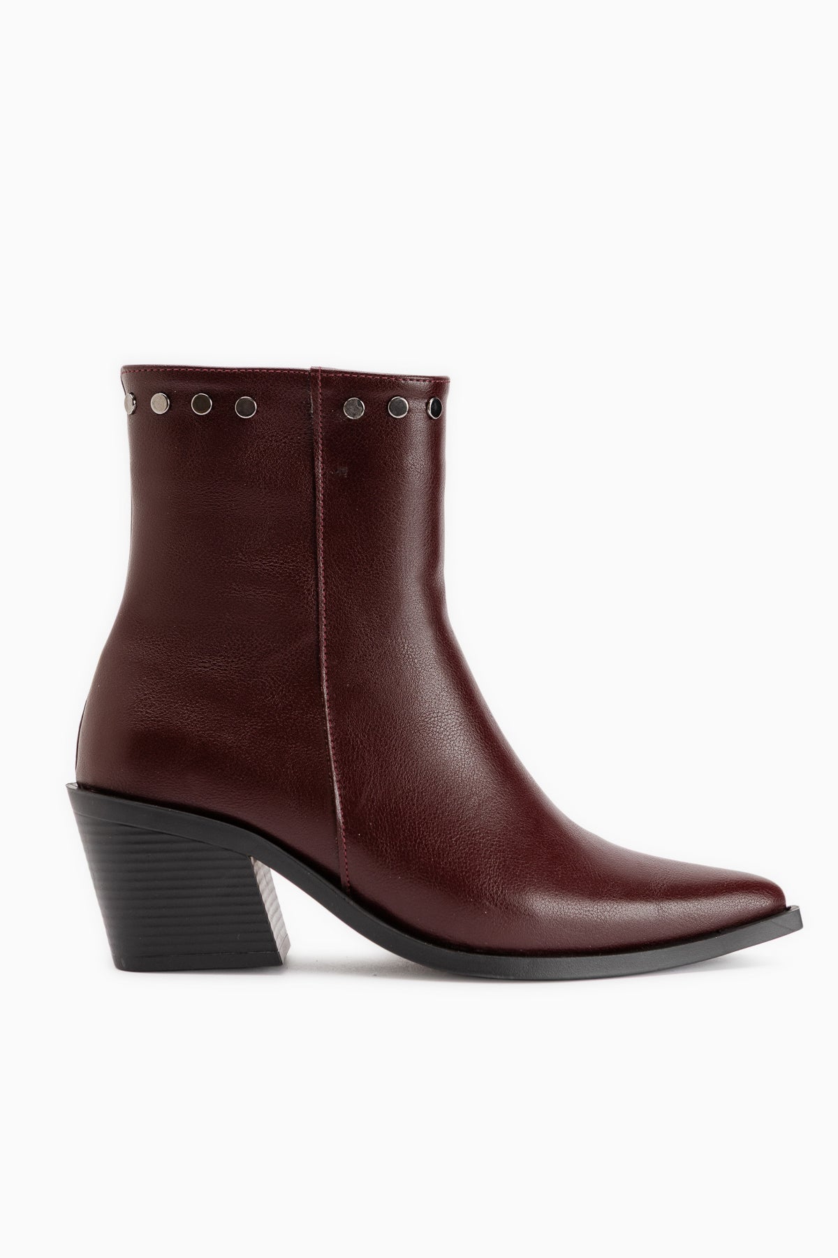 Liddy Burgundy Removable Cuff Women’s Boots