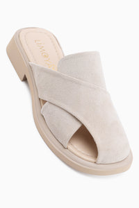 Alissa Beige Suede Women’s Slippers