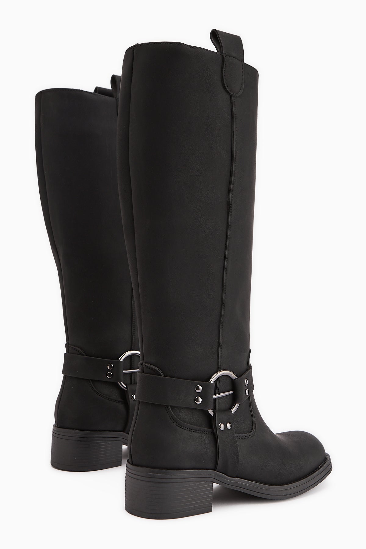 Soleil Black Belt Detailed Women’s Boots