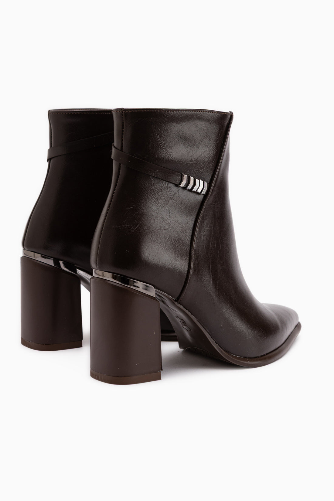 Lamia Brown Buckle Detailed Women’s Boots