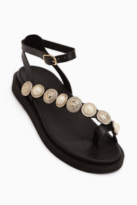 Molly Black Thong Women’s Sandal